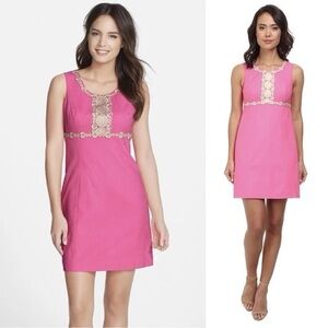 LILLY PULITZER Pink Rosie shift dress sz. 2
